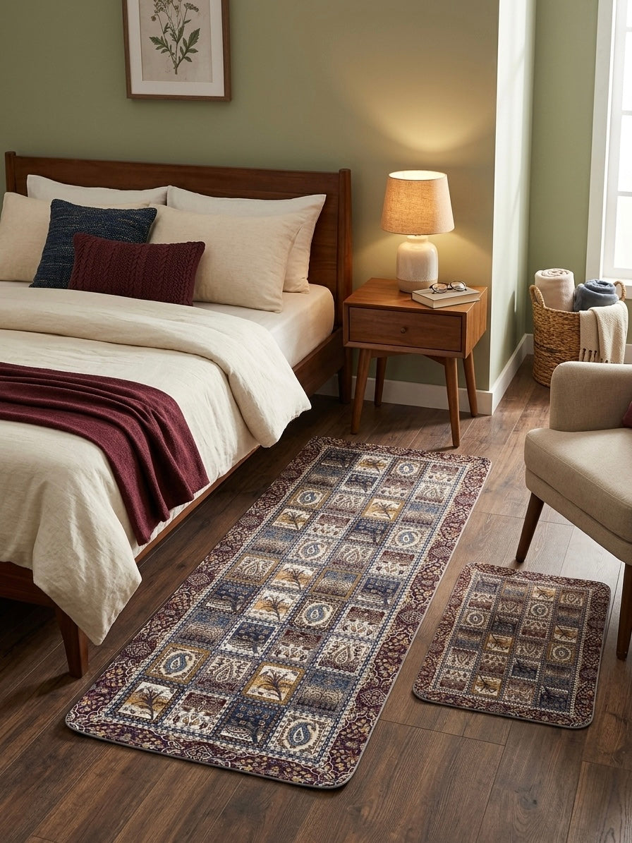 Queen's Luxury Italian Runner & Rug Combo