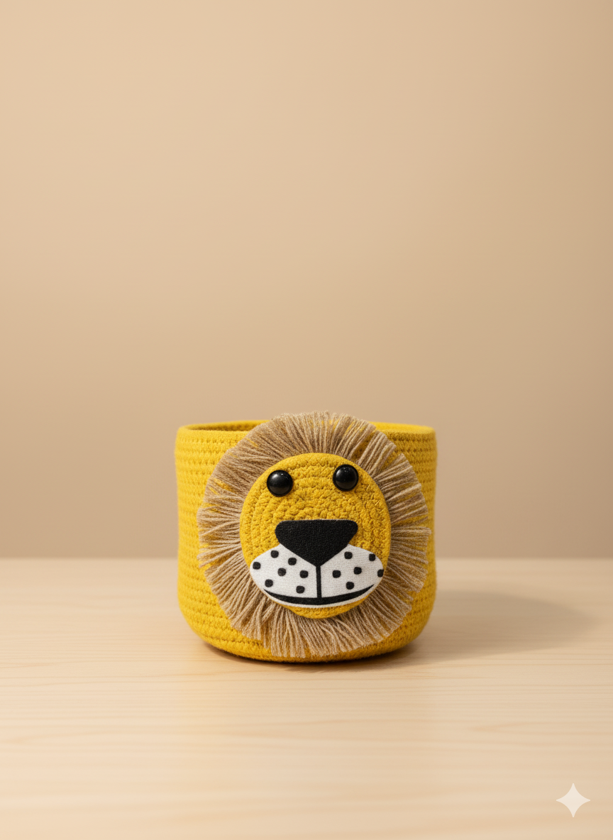Lion Planter Basket