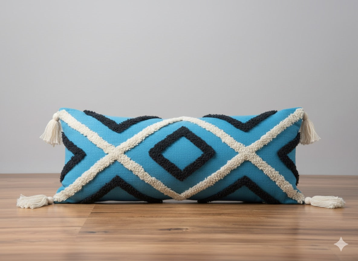 Blue Lumbar Cushion