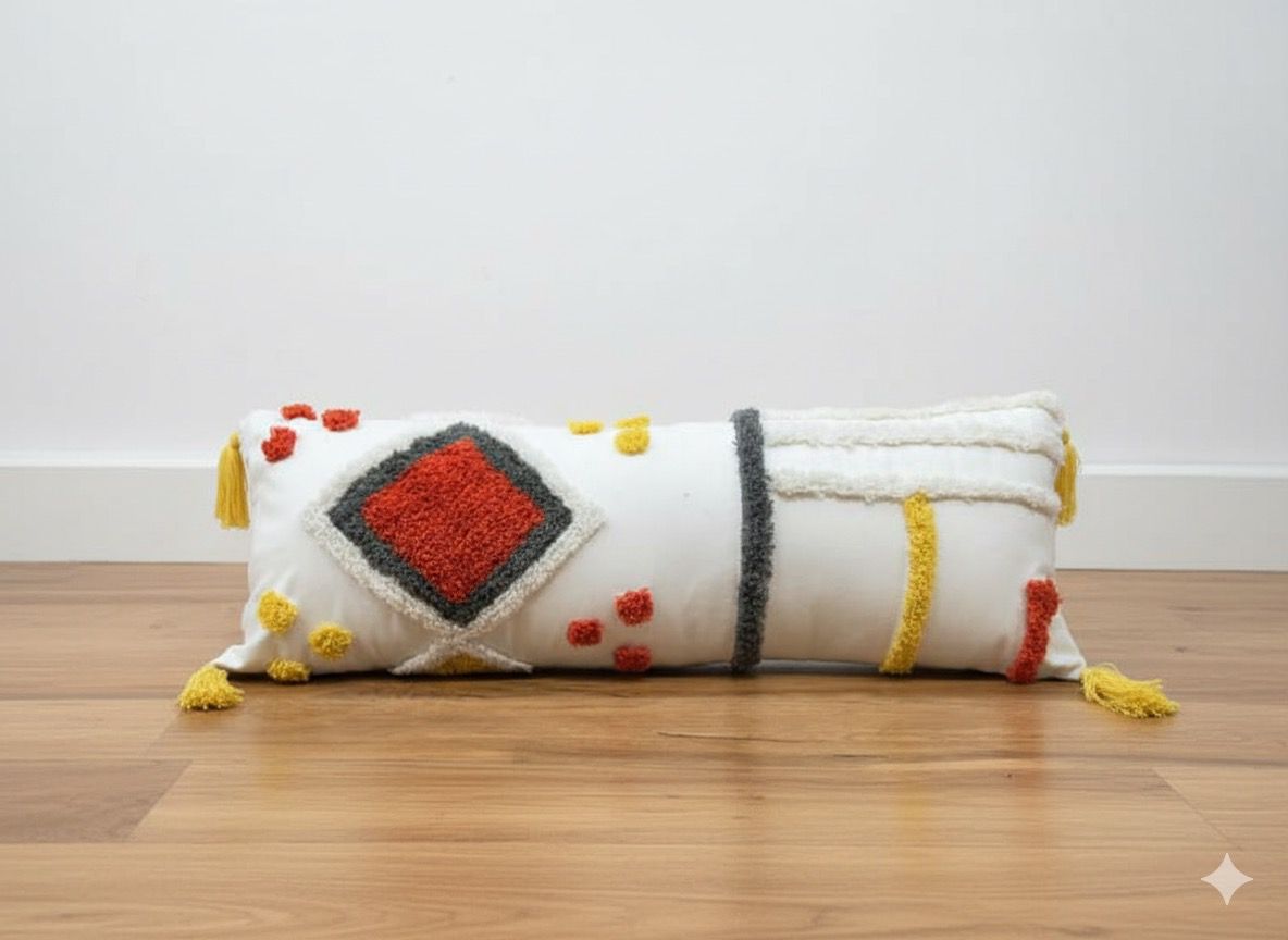 Red Diamond Lumbar Cushion