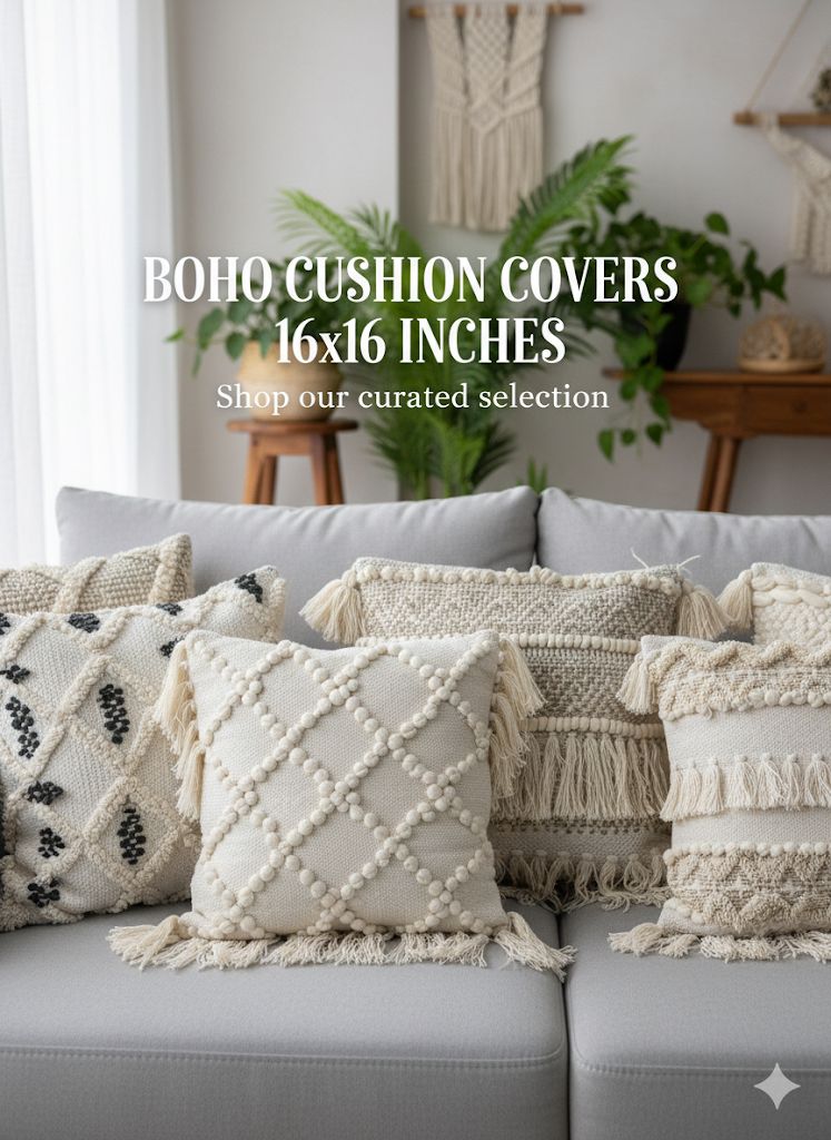 Boho Cushion Covers 16*16