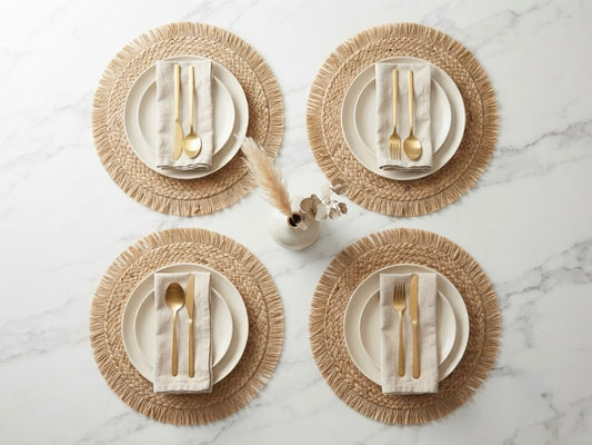 Jute Frill Placemat