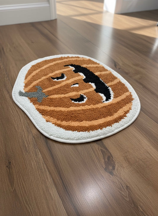 Pumpkin Anti-slip microfiber rug