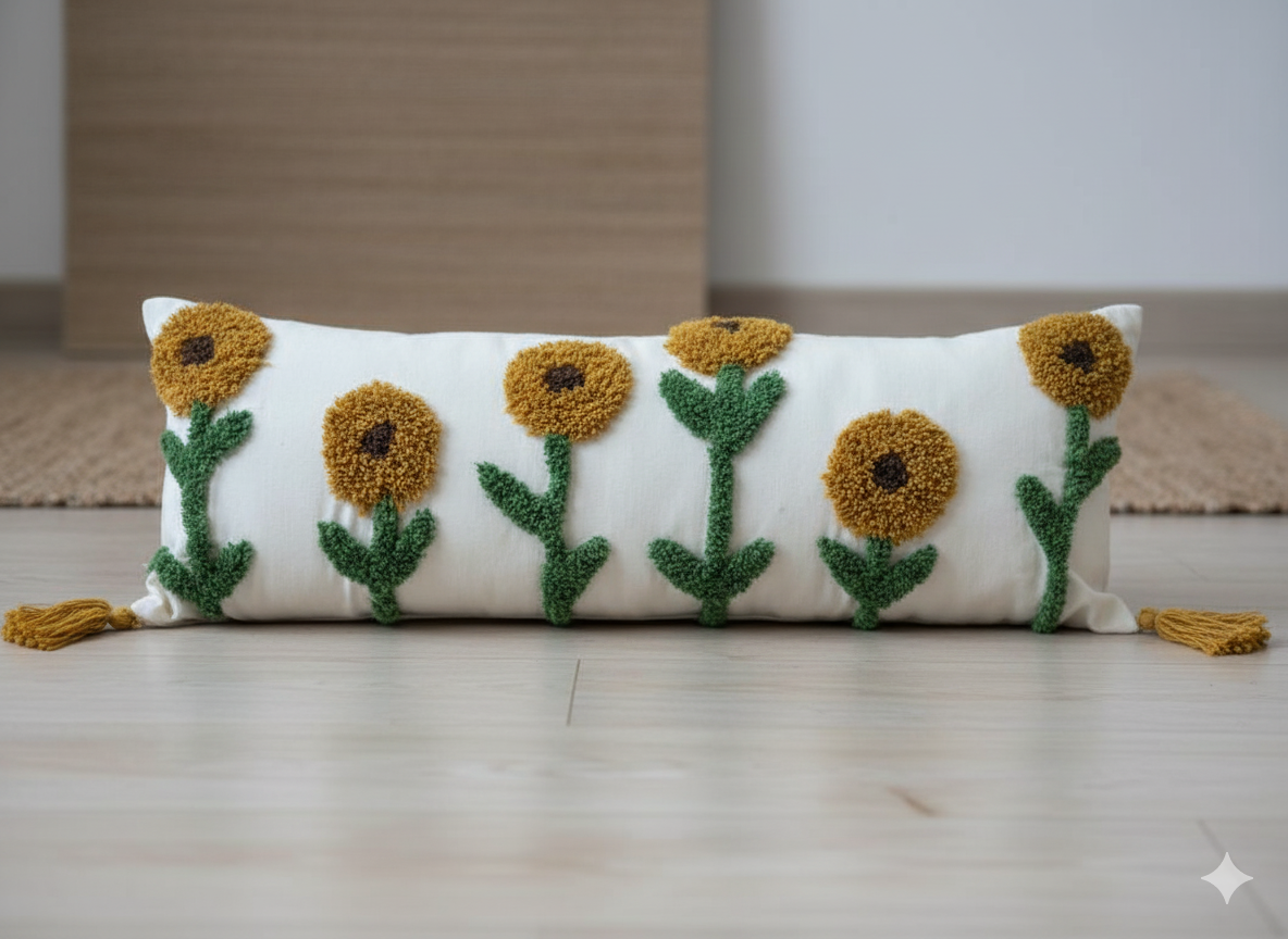Sunflower Lumbar Cushion