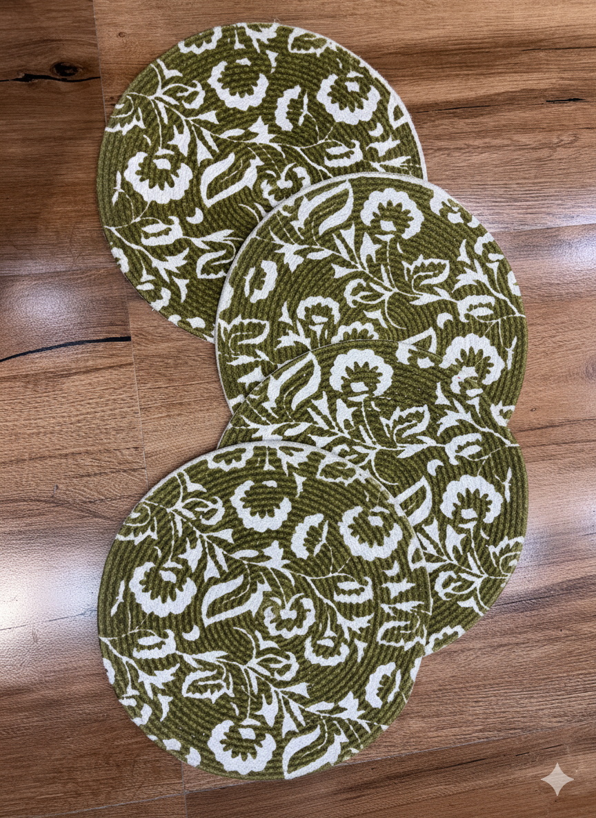 Green Cotton Placemats