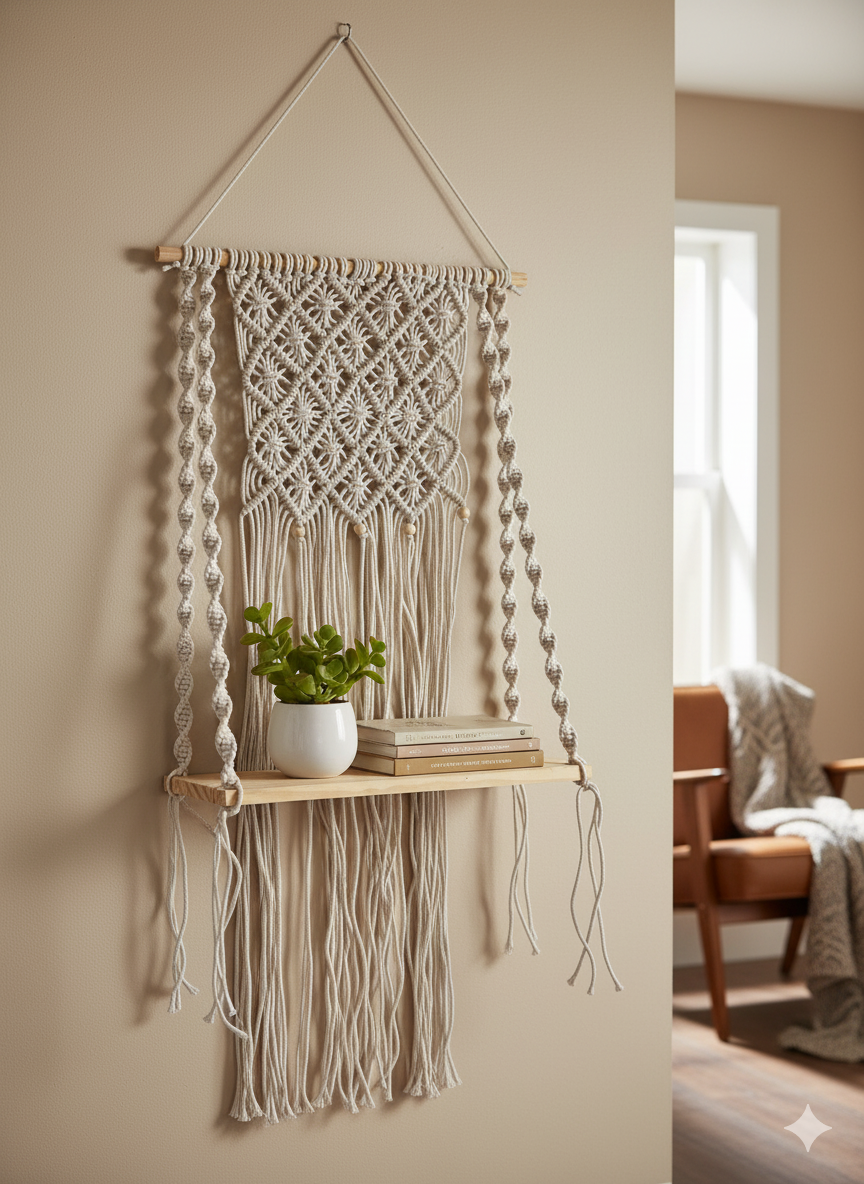 Zig Zag Shelf Wall Hanging