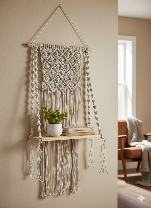 Zig Zag Shelf Wall Hanging