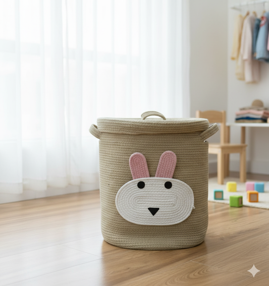 Bunny Laundry Basket 14*17
