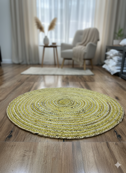 Mustard Jute Rug