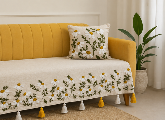 Divine Embroidered Sofa Cover