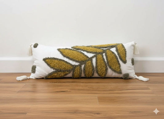 Leaf Design Lumbar Cushion