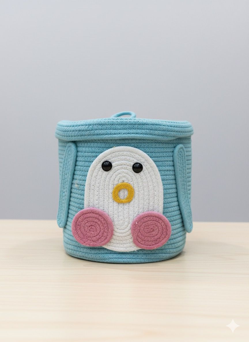 Penguin Organizer Basket – 10x10 Inches