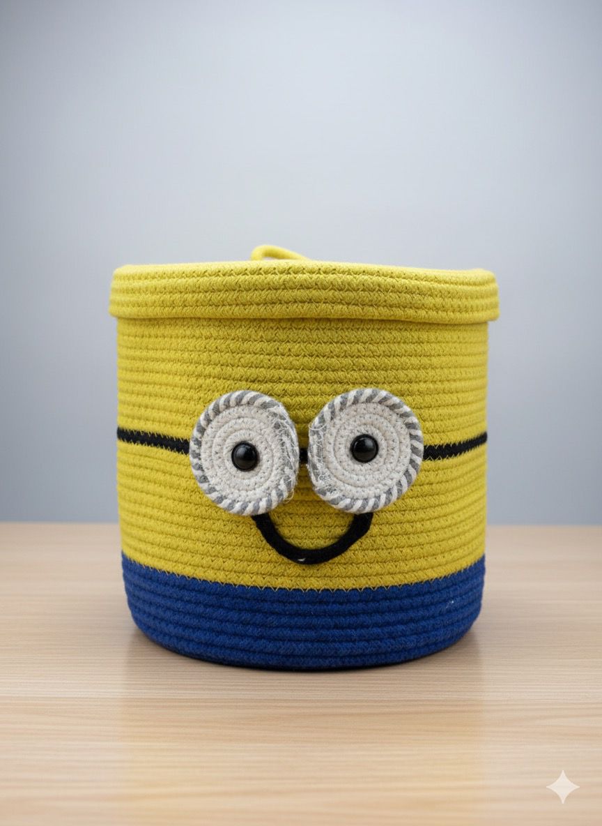 Minion Organizer Basket – 10x10 Inches